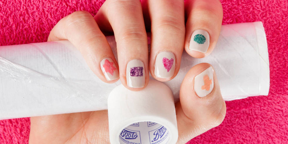 Nail Art Scotch Tape Ideas 10 Nail Art Using Scotch Tape