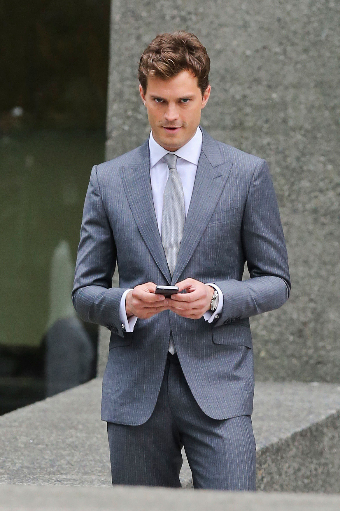 PICTURES Of Jamie Dornan On Fifty Shades Of Grey Film Set