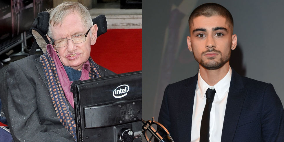 Stephen Hawking gives advice on how to get over Zayn Malik quitting One ... - Cosmopolitan UK