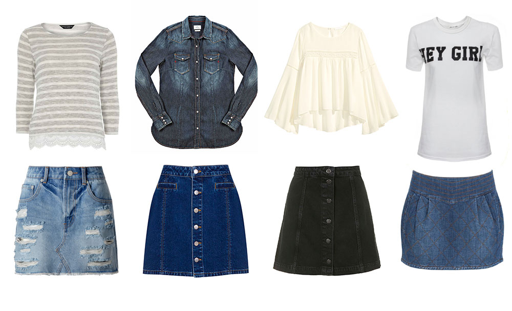 The best denim skirts for curvy figures