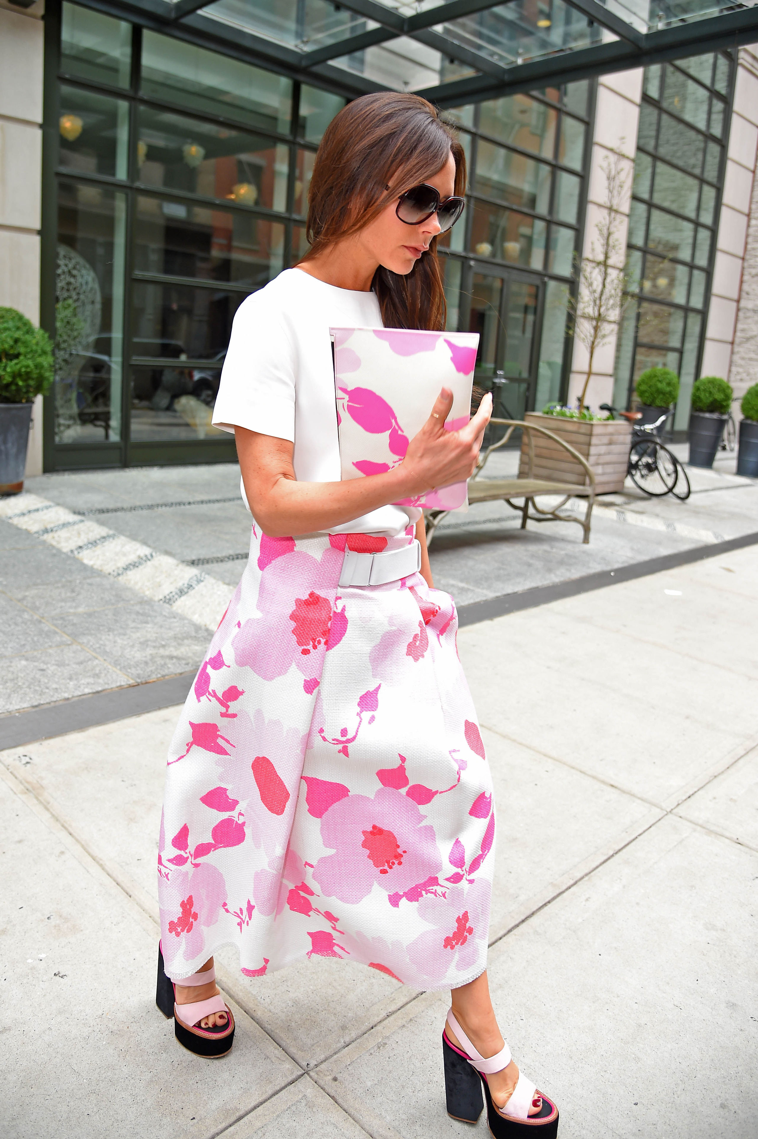 スカート VICTORIA BECKHAM Woman Skirt Pink 1125KSK006100A 9210 VICTORIA VICTORIA BECKHAM: Skirt woman - Pink | Victoria