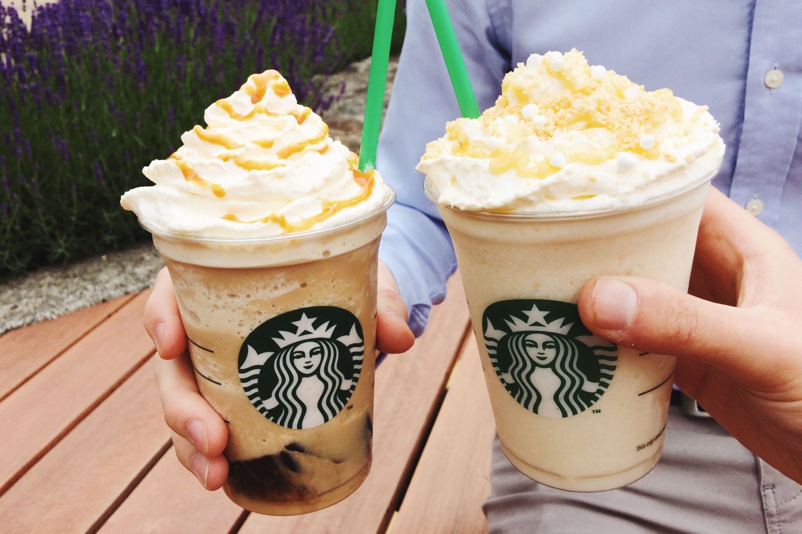 Starbucks launch the Caramel Coffee Jelly Frappuccino, and Lemon Vanilla Frappuccino.