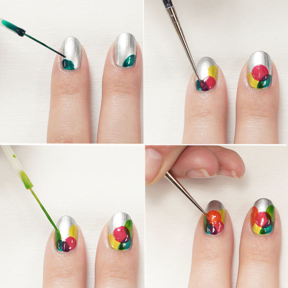 Manicure masterclass: Geometric circles
