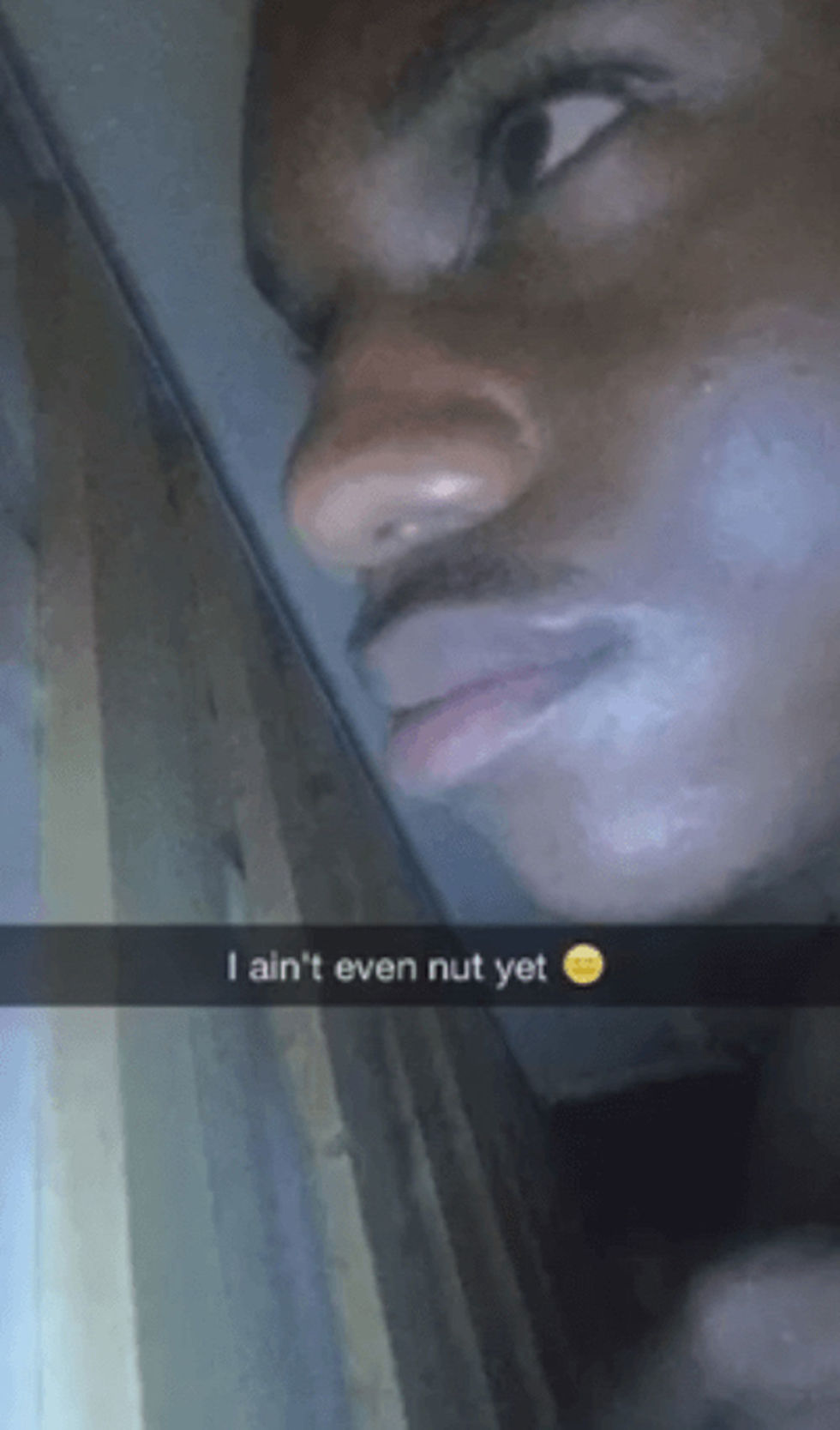 Guy Snapchats from under a girl's bed when her mum gets home early