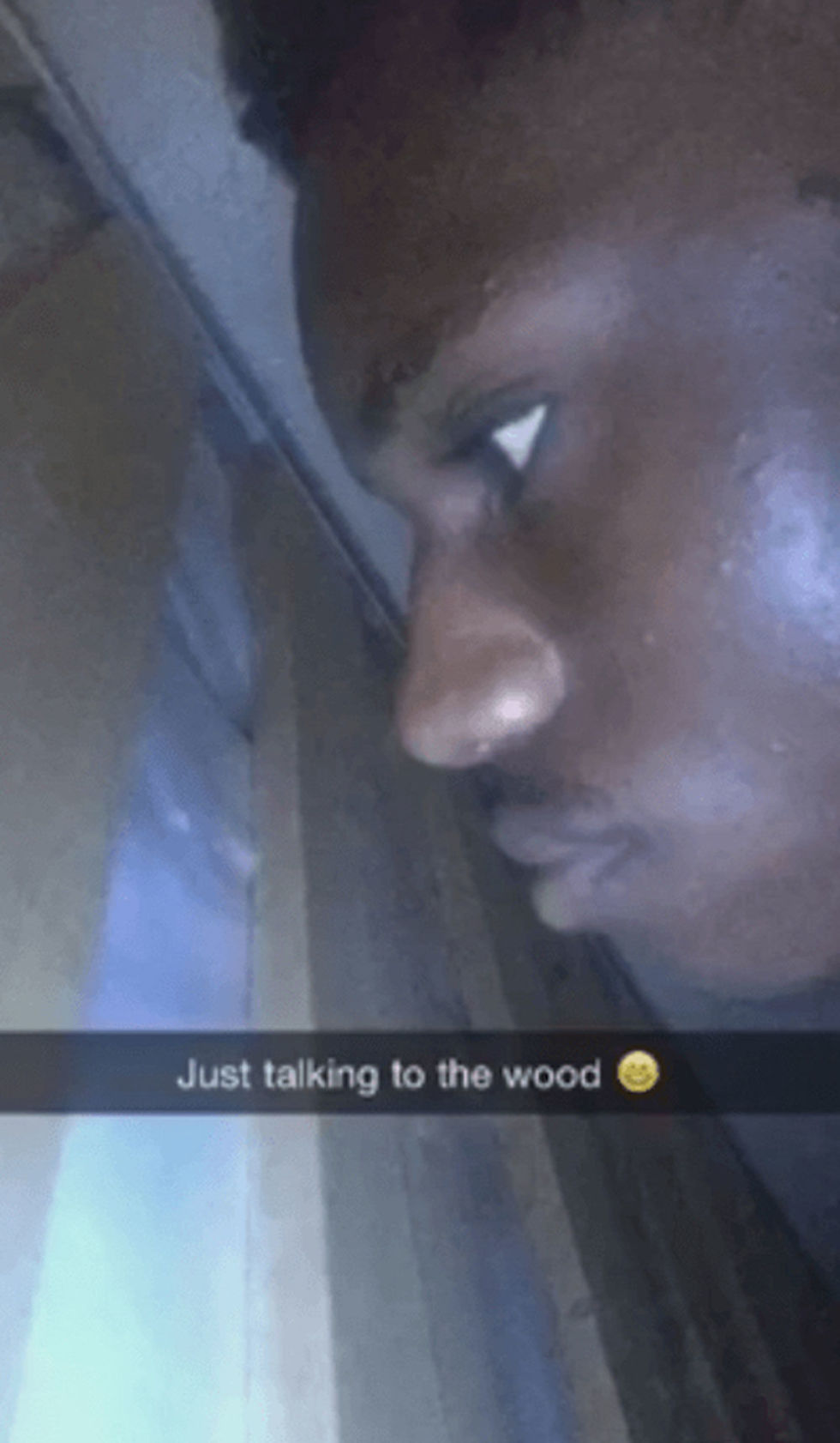 Guy Snapchats from under a girl's bed when her mum gets home early