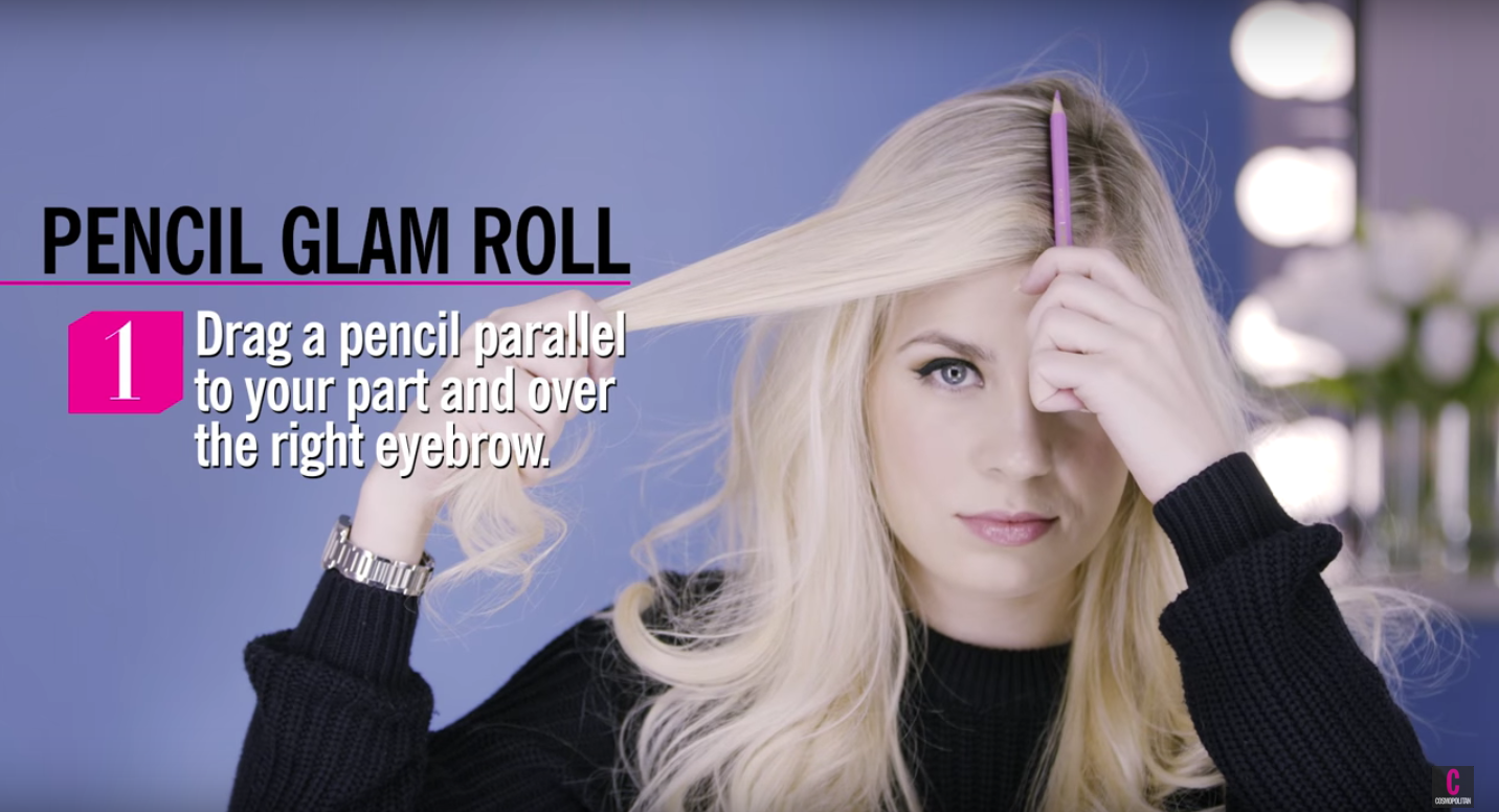 Hairstyling Hacks . You Have To See How To Fabulously Use A Pencil In