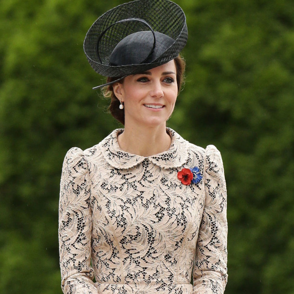 kate middleton cream lace dress Kate Middleton's lacy outfit is one big fat mystery